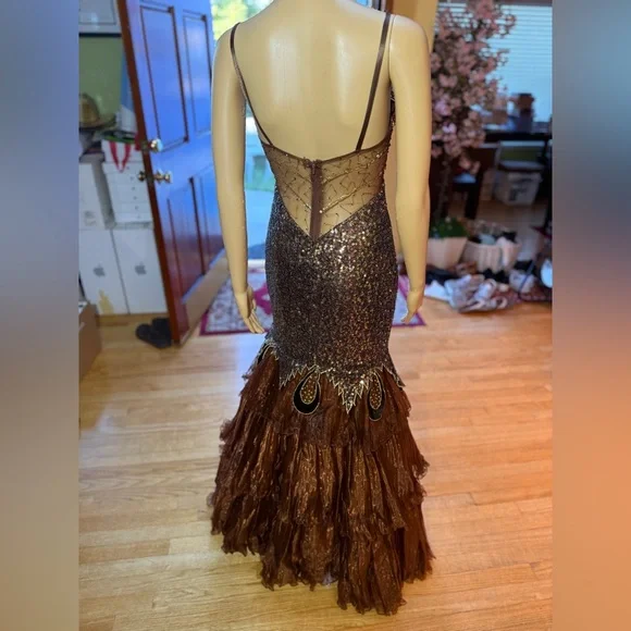 Y2K Vintage Butterfly Prom Dress - Picture 6 of 8